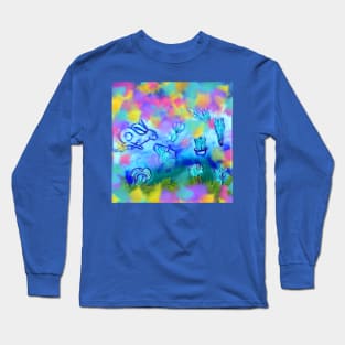 Dreaming Bunny Rabbit Long Sleeve T-Shirt